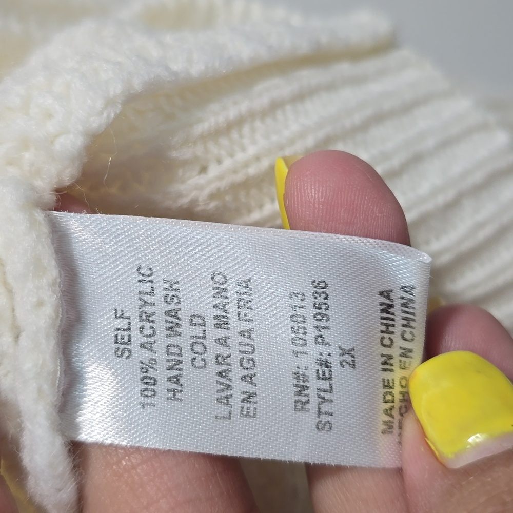 Andree Women's Cream Button-Up Cardigan - Picture 3 of 12